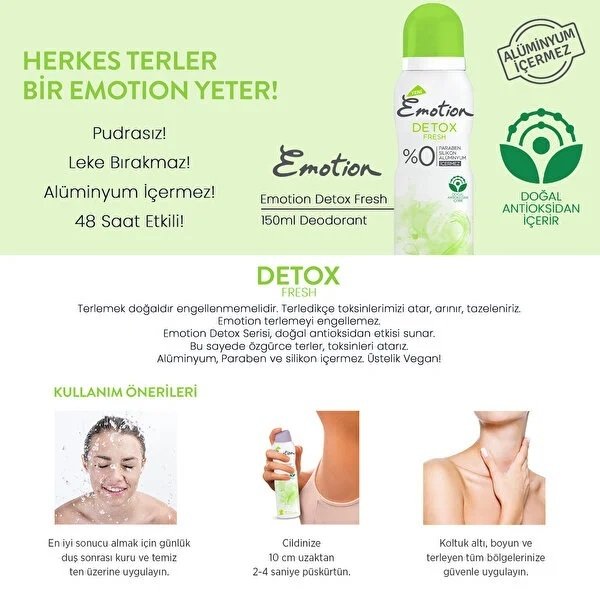 Emotion Detox Fresh Deodorant 150 Ml